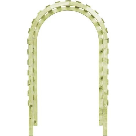 LONGZIMING Gartenpergola 130×60×230 Cm Kiefernholz Imprägniert – Bild 2