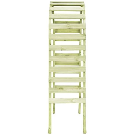 LONGZIMING Gartenpergola 130×60×230 Cm Kiefernholz Imprägniert – Bild 3