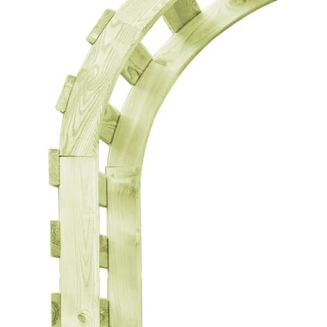 LONGZIMING Gartenpergola 130×60×230 Cm Kiefernholz Imprägniert – Bild 4