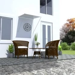 Topdeal Einziehbare Markise 100x150 Cm Creme FF145892_DE