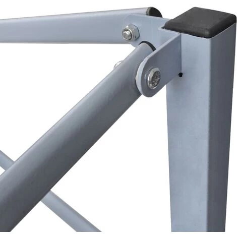 LONGZIMING Partyzelt Überdachung Faltbar 3 X 3 M Cremeweiß – Bild 4