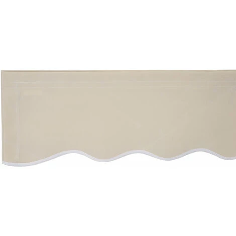 Ersatz-Bezug Für Markise HHG-471, Gelenkarmmarkise Ersatzbezug Sonnenschutz, 2,5x2m ~ Polyester Creme – Bild 4