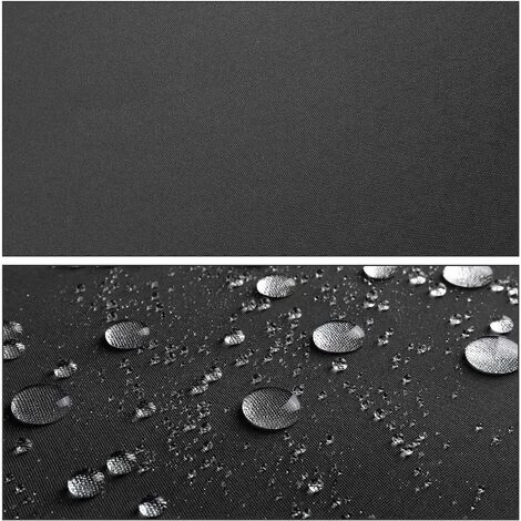 BAMNY Senkrechtmarkise Balkonmarkise Sonnenschutz Mit Handkurbel Und Markisenkassette, UV-beständige Vertikalmarkise, Windschut Und Sichtschutz, Aus Metall Und Polyester, 1,4 X 2,5 M, Grau – Bild 2