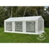 Partyzelt Pavillon Festzelt Dancover PLUS 4x6m PE, Weiß