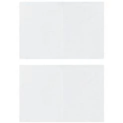 BEARSU Partyzelt-Seitenwände 2 Stück Mit Reißverschluss PE Weiß