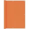 TRIOMPHE Balkon-Sichtschutz Orange 120x500 Cm Oxford-Gewebe