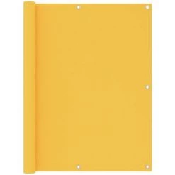 TRIOMPHE Balkon-Sichtschutz Gelb 120x300 Cm Oxford-Gewebe