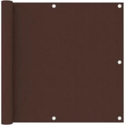 TRIOMPHE Balkon-Sichtschutz Braun 90x300 Cm Oxford-Gewebe