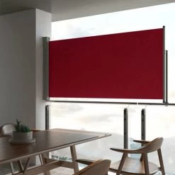 TRIOMPHE Ausziehbare Seitenmarkise 120x300 Cm Rot
