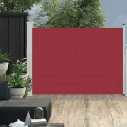 TRIOMPHE Ausziehbare Seitenmarkise 100×500 Cm Rot