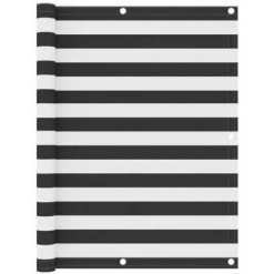 TRIOMPHE Balkon-Sichtschutz Anthrazit Und Weiß 120x300 Cm Oxford-Gewebe