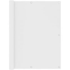 TRIOMPHE Balkon-Sichtschutz Weiß 120x300 Cm Oxford-Gewebe