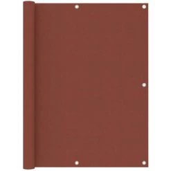 TRIOMPHE Balkon-Sichtschutz Terracotta-Rot 120x500 Cm Oxford-Gewebe