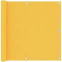 TRIOMPHE Balkon-Sichtschutz Gelb 90x400 Cm Oxford-Gewebe