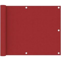 TRIOMPHE Balkon-Sichtschutz Rot 75x300 Cm Oxford-Gewebe