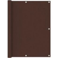 TRIOMPHE Balkon-Sichtschutz Braun 120x500 Cm Oxford-Gewebe