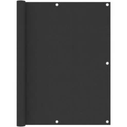 TRIOMPHE Balkon-Sichtschutz Anthrazit 120x600 Cm Oxford-Gewebe