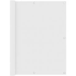 TRIOMPHE Balkon-Sichtschutz Weiß 120x500 Cm Oxford-Gewebe