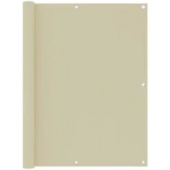 TRIOMPHE Balkon-Sichtschutz Creme 120x600 Cm Oxford-Gewebe