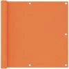 TRIOMPHE Balkon-Sichtschutz Orange 90x400 Cm Oxford-Gewebe