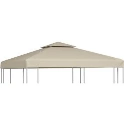 YOUTHUP Pavillon-Ersatzdach 310 G/m² Beige 3x3 M
