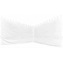 SIENA GARDEN Seitenteile Zu Pavillon Berlino 3x3 M, Weiß, 2er Set Bezug Aus Polyester, 160g/m² In Weiß, 2 Stück