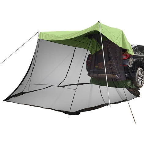 ASUPERMALL Auto Heckverlängerung Sonnenschutz Zelt Fahrzeugkoffer Side Markise Auto Shelter Baldachin Strand Sonnenunterkunft Für Camping Im Freien Wanderfischen