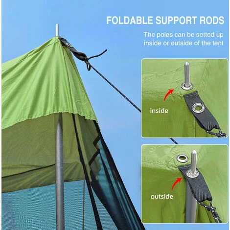 ASUPERMALL Auto Heckverlängerung Sonnenschutz Zelt Fahrzeugkoffer Side Markise Auto Shelter Baldachin Strand Sonnenunterkunft Für Camping Im Freien Wanderfischen – Bild 2