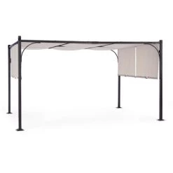 CAESAROO Pergola 4x3 M Panama Mit Anthrazitfarben Lackiertem Stahl | Stahl