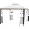 Outsunny Gartenpavillon Pavillon 3 M X 3 M