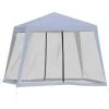 Outsunny Gartenpavillon Mit Moskitonetz 300 cm X 300 cm X 245 cm