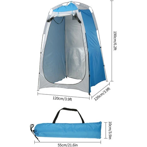 ASUPERMALL Privatsphäre Schutzzelt Tragbare Outdoor Camping Beach Dusche WC Wickelzelt Sonne Regen Schutz Mit Fenster – Bild 4