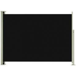 Seitenmarkise Ausziehbar 220x300 Cm Schwarz VidaXL