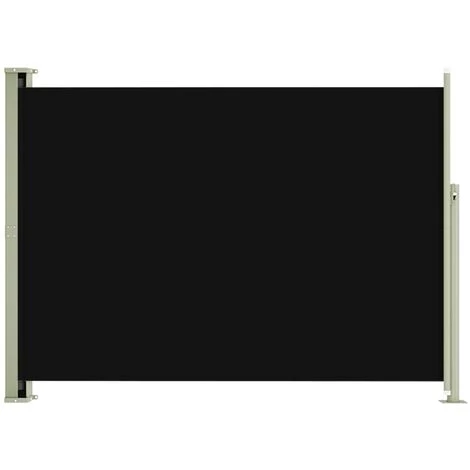 Seitenmarkise Ausziehbar 220x300 Cm Schwarz VidaXL