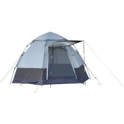 Outsunny Campingzelt Für 3-4 Personen, Schnellaufbau, Grau+Schwarz, 2,6 X 2,6 X 1,5 M