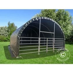 DANCOVER Weidezelt 6x6x3,7m, PVC, Grün