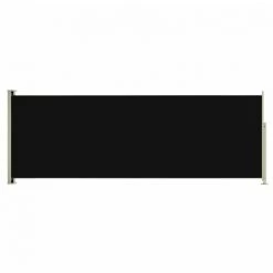 Seitenmarkise Ausziehbar 220x600 Cm Schwarz VidaXL