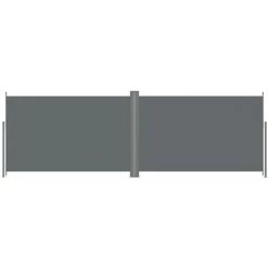 Seitenmarkise Ausziehbar Anthrazit 220x600 Cm VidaXL