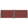 Seitenmarkise Ausziehbar Braun 220x600 Cm VidaXL