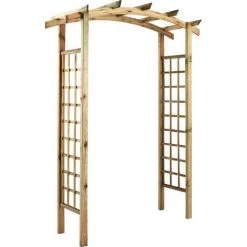 JARDIPOLYS Pergola VIOLETTE - Bogen - L. 160 X 72 X H. 228,5 Cm