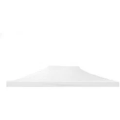 FRANKYSTAR Abdeckhaube Für Pavillon 3x4,5 M. Ersatzbezug Aus PVC-beschichtetem Oxford-Gewebe. Wasserdicht Und UV-beständig. Weiße Farbe