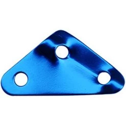 WERKZEUGE Seilspanner Aus Aluminiumlegierung, Camping-Spannhaken, Langlebig, Rutschfest, Seilspanner Für Zeltplanen, Wandern, Camping (Blau (Dreiecksform))