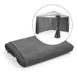 Blumfeldt Pantheon Solid Sky Pavillon-Seitenwände 3x3 4 Stück 140g/m²