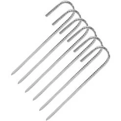 HIASDFLS Bodenanker, Stahl-Erdspieße Für Campingzelte, Zäune, Schlösser, 30,5 Cm