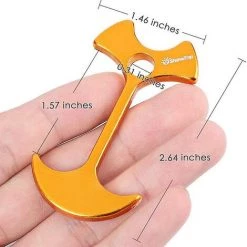 2 Stück Outdoor Camping Zelt Nagel Fishbone Stopper Anker Zelt Peg Wind Seil Schnalle Nägel Zubehör -Thsinde