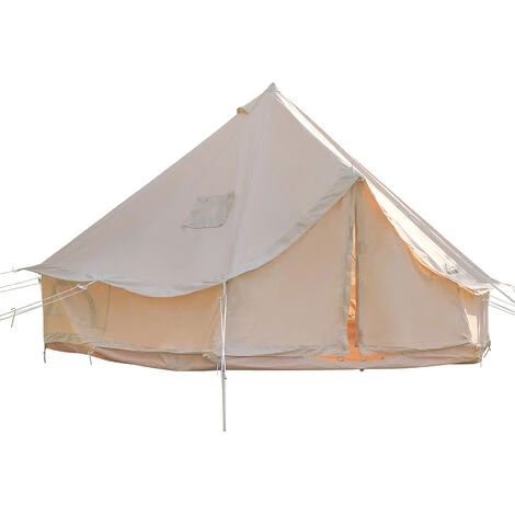 INSMA Camping Familienzelt Trekkingzelt Wasserdichte Trekking Zelt Hauszelt 300*300*200cm – Bild 2