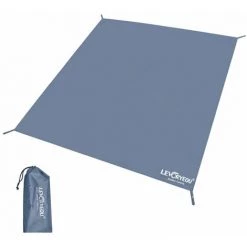 LIFCAUSAL Wasserdichte, Reißfeste Zeltplane, Verdicken, Picknickplane, Zeltmatte, Strapazierfähige Strandunterlage Für Wandern, Reisen, Rucksackreisen, Viereck S (für 1-2 Personen, Ohne Nägel)