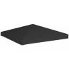 Topdeal Pavillondach 270 G/m² 3x3 M Schwarz FF312078_DE