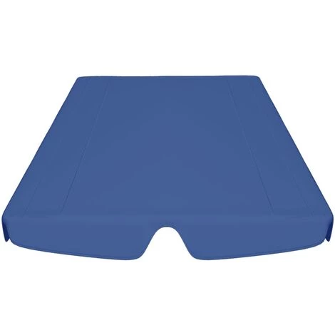 Topdeal Ersatzdach Für Hollywoodschaukel Blau 150/130x70/105 Cm FF312103_DE – Bild 4