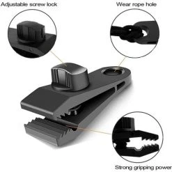 BENOBBY KIDS 10 St��ck Vorhangbefestigungsclips Planen Feste Planenclips Zelt Camping Sonne Winddicht Zubeh?r (Schwarz)